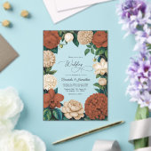 Terracotta Clay, Warm Sand & Oat Milk Wedding Acryl Uitnodigingen (Insitu (Huwelijk))