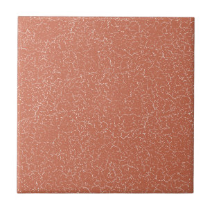 Terracotta Crackle Glaze Solid Color Tegel Tegeltje