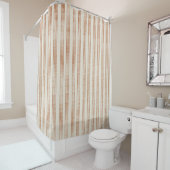 Terracotta Cream Moderne minimalistische streep Bo (In situ)