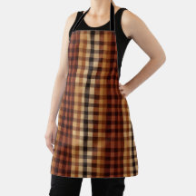 Terracotta Crème & Zwarte Buffalo Plaid Tartan