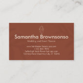 Terracotta Crystal Gem Visitekaartje (Achterkant)