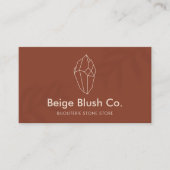 Terracotta Crystal Gem Visitekaartje (Voorkant)