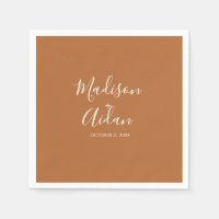 Terracotta Custom Wedding Cocktail