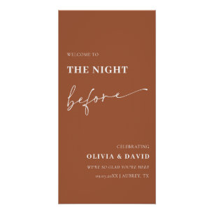 Terracotta de avond voor repetitie diner teken perfect poster