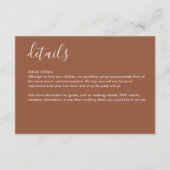 Terracotta Details Bijlage Kaart (Voorkant)