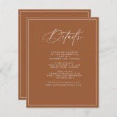 Terracotta Details Kaart (Voorkant / Achterkant)