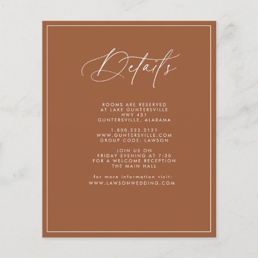 Terracotta Details Kaart (Voorkant)