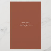 Terracotta die het Vrijgezellenfeest van de Bride (Achterkant)