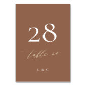 Terracotta Dusty Oranje Elegant Boho Gold Wedding Kaart (Achterkant)