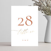 Terracotta Dusty Oranje Elegant Boho Gold Wedding Kaart