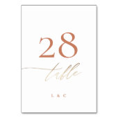 Terracotta Dusty Oranje Elegant Boho Gold Wedding Kaart (Voorkant)