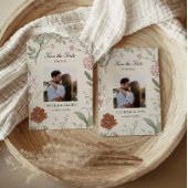  Terracotta Dusty Pink Save the Date