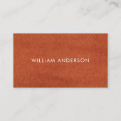 Terracotta Earthy Tone Visitekaartje (Voorkant)