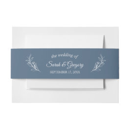 Terracotta Eenvoudige Boho Bloemen Bruiloft Uitnodigingen Wikkel