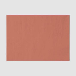 Terracotta effen kleur tissuepapier