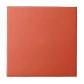 Terracotta effen  tegeltje (Voorkant)
