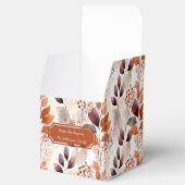 Terracotta en Bourgogne vallen bladeren | Thanksgi Bedankdoosjes (Geopend)