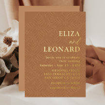 Terracotta en goud minimalistische herfst