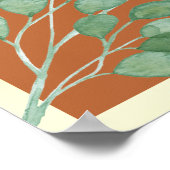 Terracotta en Goud Probediner Welkom Poster (Hoek)