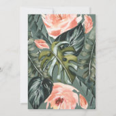 Terracotta en groene tropische naaldhout (Achterkant)