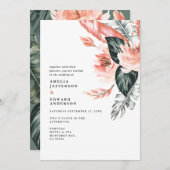 Terracotta en groene tropische naaldhout (Voorkant / Achterkant)