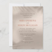 Terracotta en het Sand Elemental Engagement Party Kaart (Voorkant)