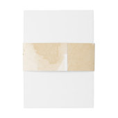 terracotta en marine blauwe bloemen bruiloft uitnodigingen wikkel (Achterkant Voorbeeld)