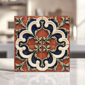  terracotta en marine tegeltje