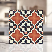 Terracotta en Navy Spaans Tegeltje