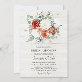 Terracotta en salie Vrijgezellenfeest Sjablonen Kaart