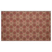 Terracotta en Tan Honeycomb Tile Pattern Stof (Fat Quarter)