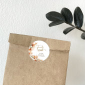 Terracotta en Tequila Bruidsfeest Sticker