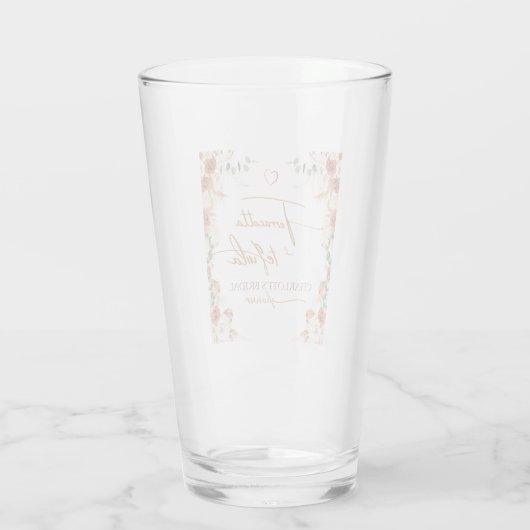 Terracotta en tequila Vrijgezellenfeesten beker (Achterkant)