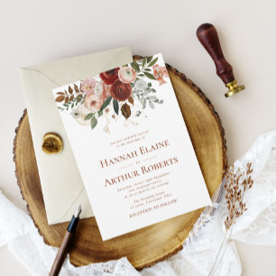 terracotta en uitnodiging voor een griekse bruilof