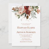 terracotta en uitnodiging voor een griekse bruilof (Voorkant)