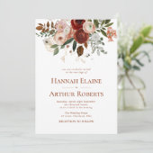 terracotta en uitnodiging voor een griekse bruilof (Staand voorkant)