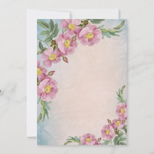 Terracotta en White Orchids Flowers Boho Wedding Kaart (Achterkant)