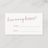 Terracotta en wit minimalistisch hoeveel kussen sp informatiekaartje (Voorkant)