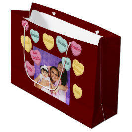 Terracotta en Witte Liefde Woorden Moederdag Latin Groot Cadeauzakje