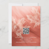 Terracotta esdoorn laat accent in één kaart (Achterkant)