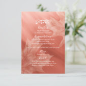 terracotta esdoorn laat accentdetails achter informatiekaartje (Staand voorkant)