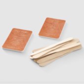 Terracotta Eucalyptus Burgundy Orange Floral Handwaaier (Niet-gemonteerd)