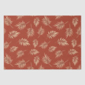 Terracotta Fall Leaves Tissuepapier (Voorkant)