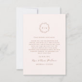 Terracotta Fall Wedding Bedankkaart (Achterkant)