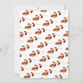 Terracotta Fall Wedding Kaart (Achterkant)