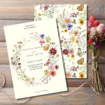 Terracotta Flora Boho Wildflower Wedding