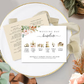 Terracotta Floral Wedding Tijdschema en Programma