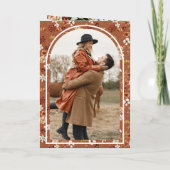 Terracotta Floral Wildflower Black Wedding (Achterkant)