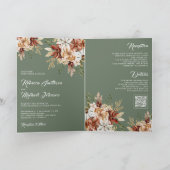 Terracotta Floral Wildflower Sage Green Wedding (Binnen)