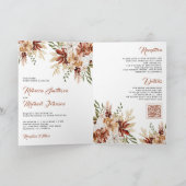 Terracotta Floral Wildflower White Wedding (Binnen)